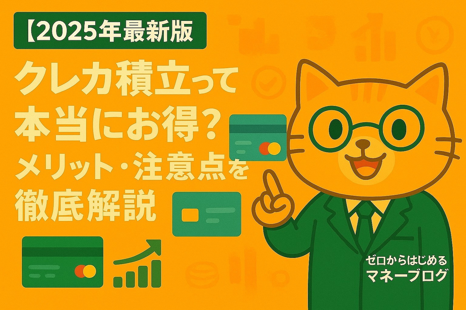 【2025年最新版】クレカ積立って本当にお得？メリット・注意点を徹底解説
